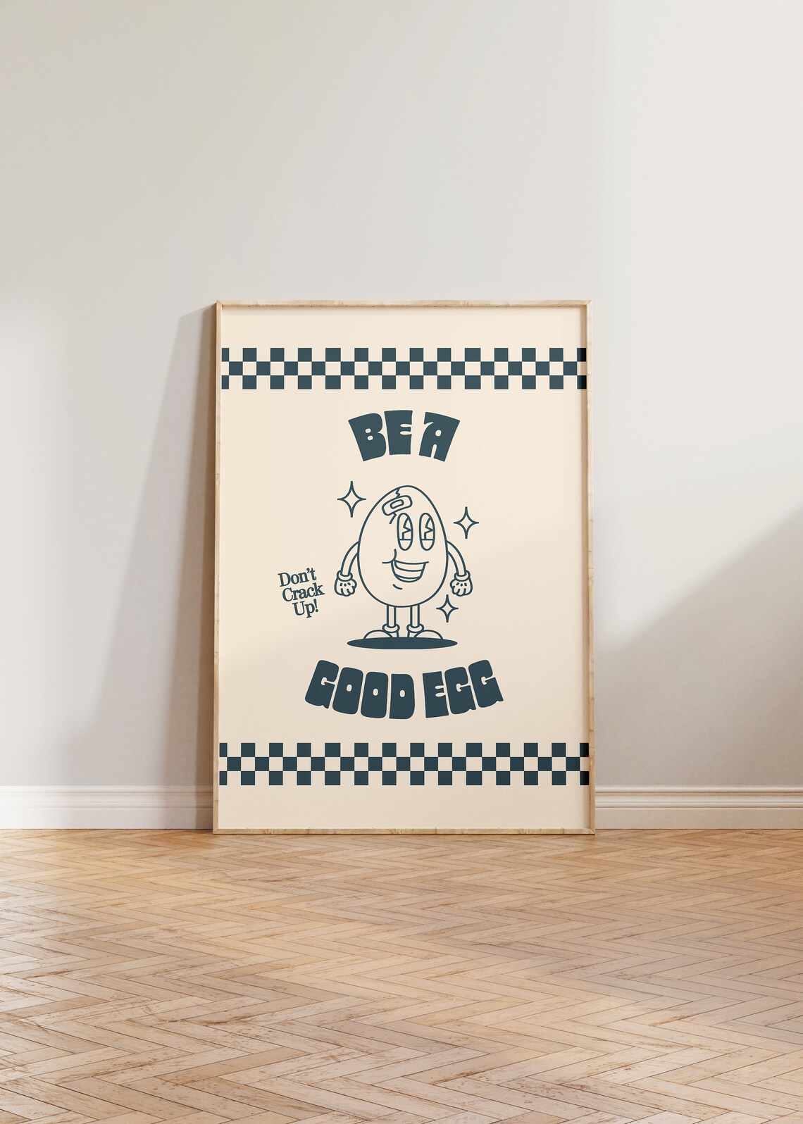 Be A Good Egg Retro Kitchen Humor Art Print
