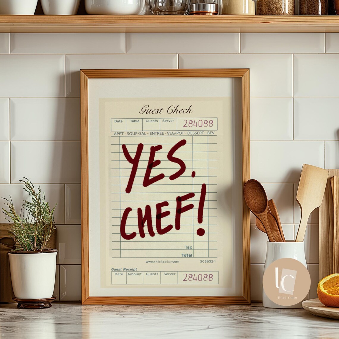 Yes Chef Was Cute Would Eat Here Again Wall Art Funny Print Kitchen Canvas Prints Hallway Poster Posters