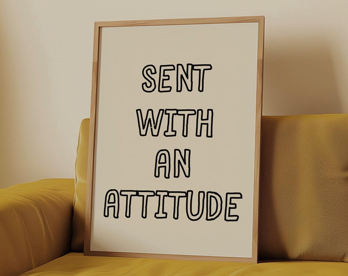 Sarcastic Office Quotes, Funny Typography Poster