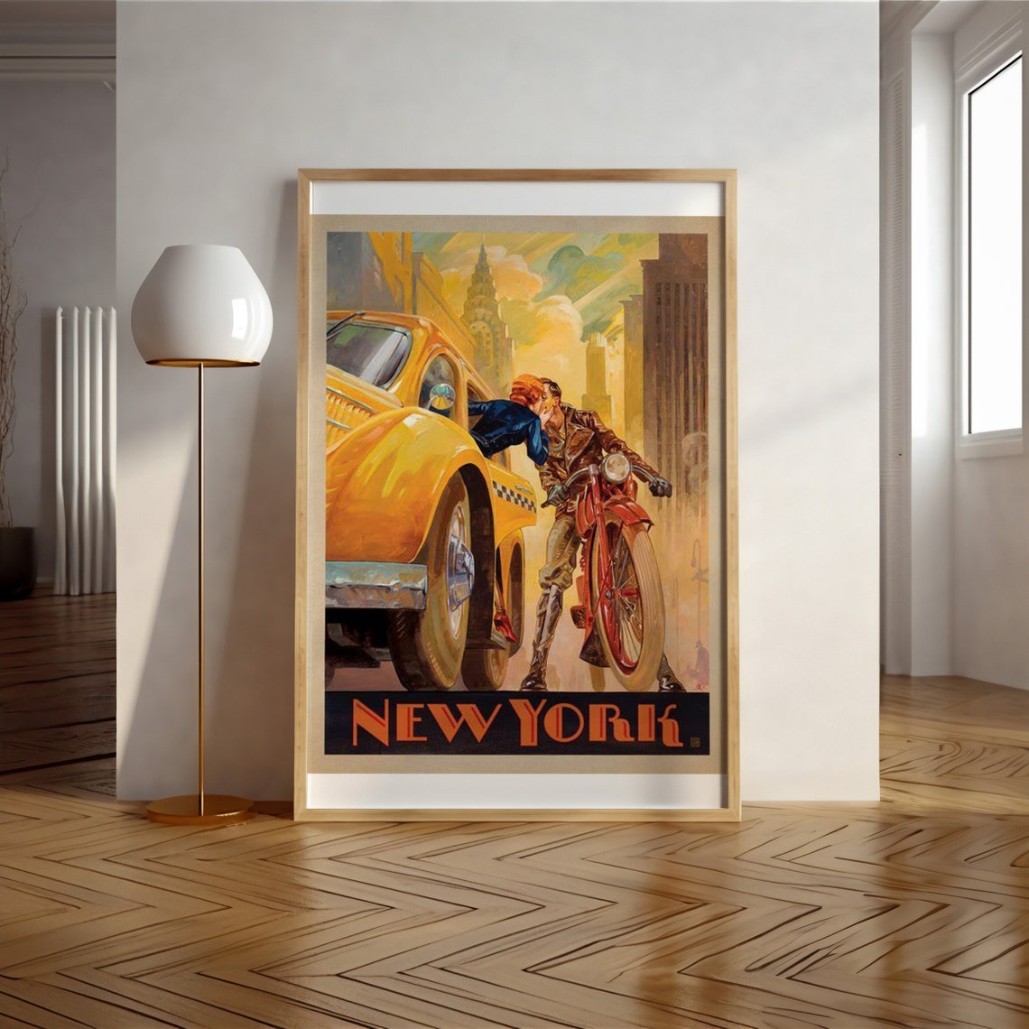 New York Art Print New York La Wall Art Travel Gift Travel Poster New York City Print New York City Travel Poster La - Image 2