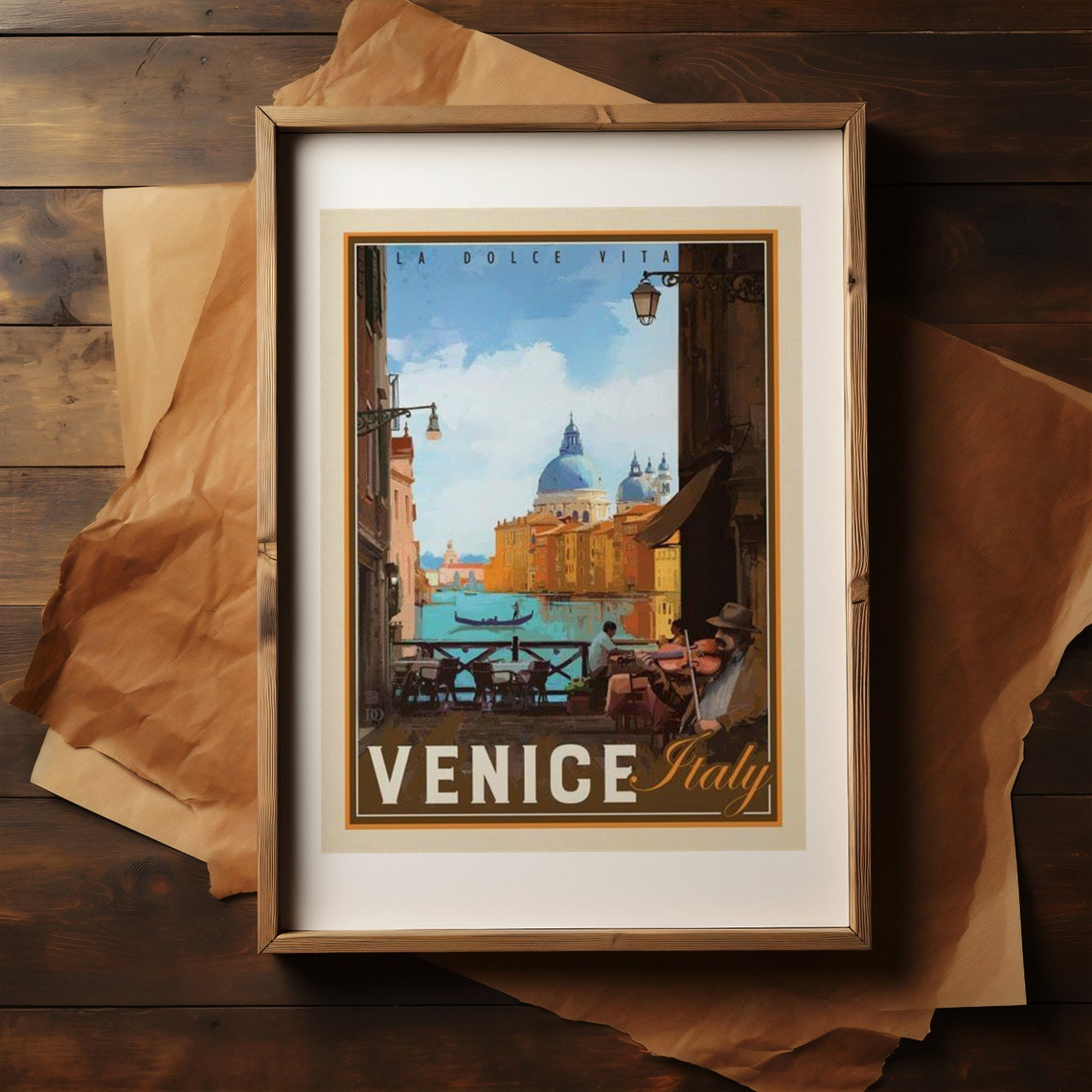 Venice Art Print Venezia Italy Art Print Travel Gift Travel Poster Venice City Print Venice Travel Poster Venice