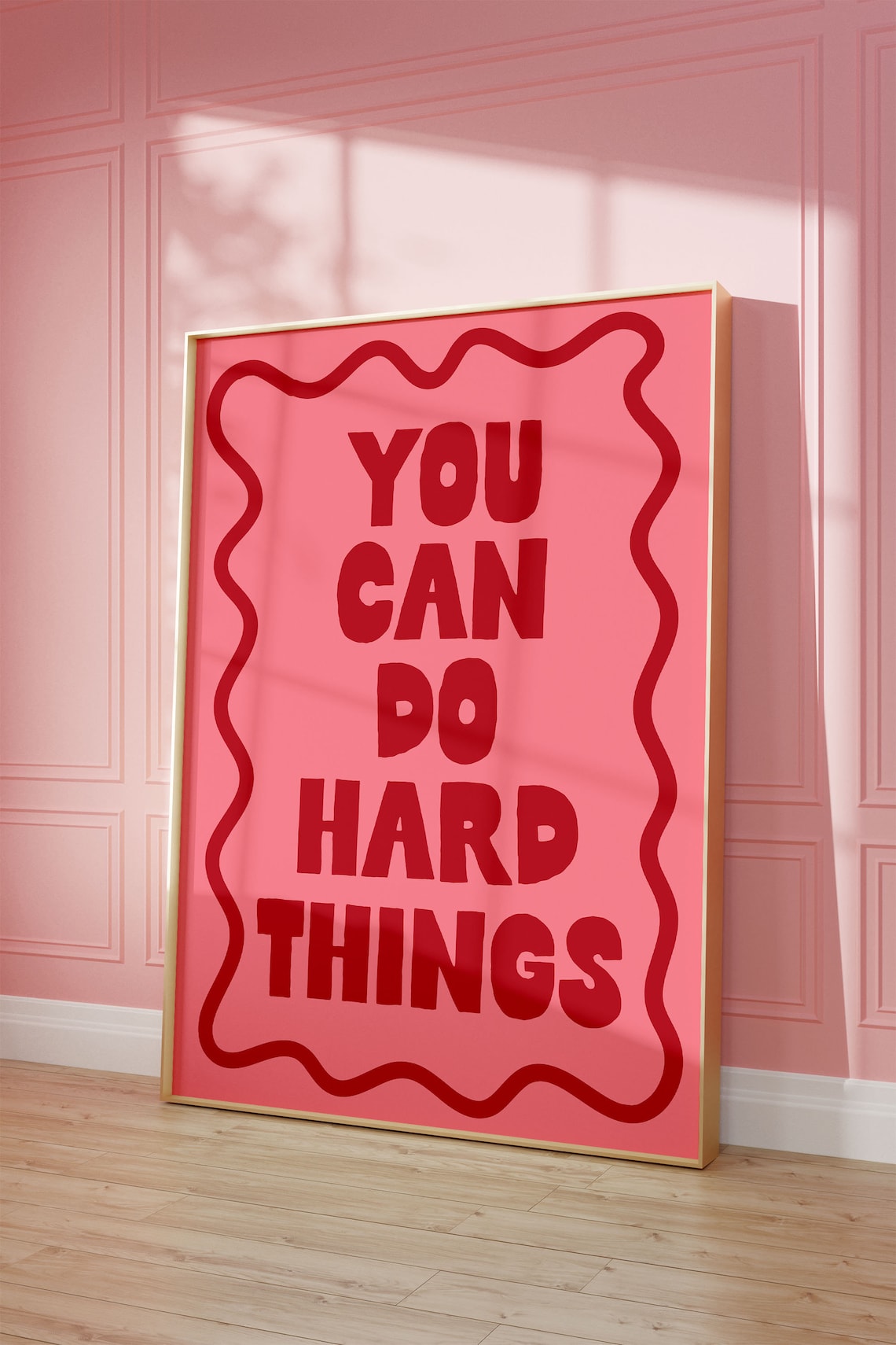 You Can Do Hard Things Affirmation Art Print