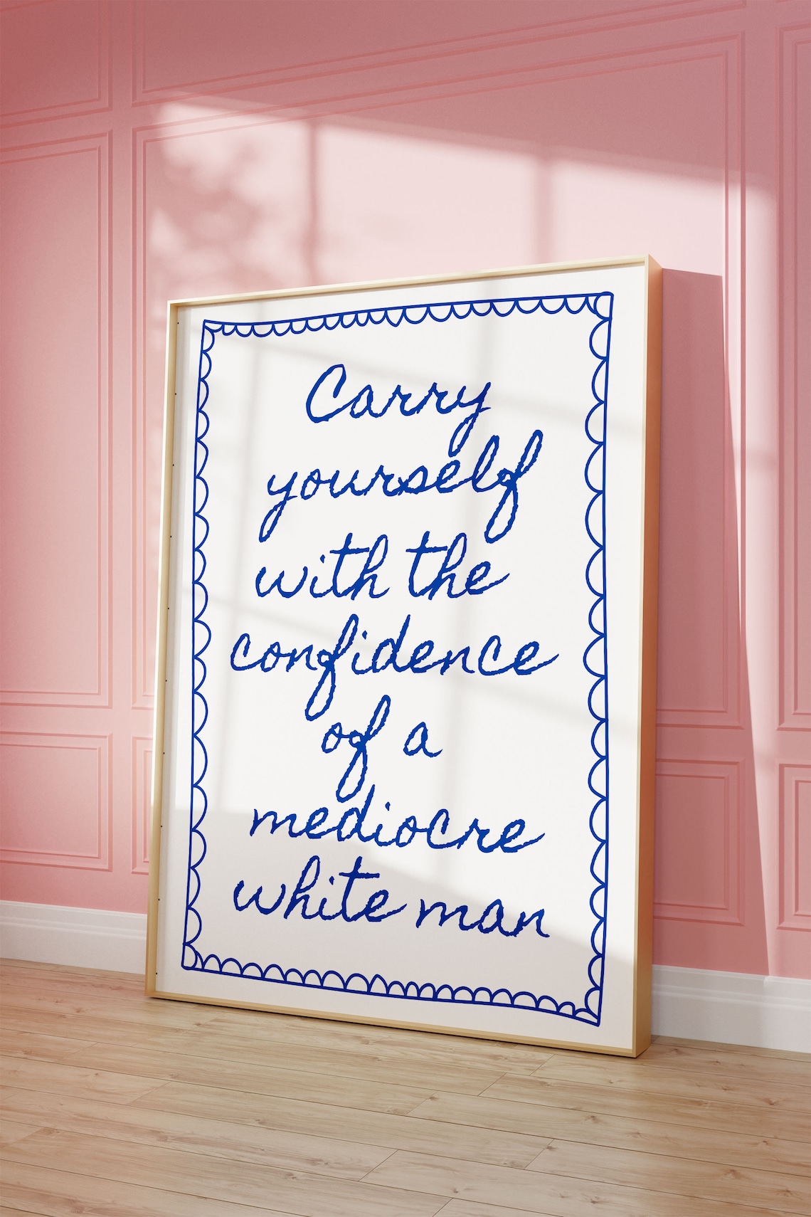 Carry Yourself With Confidence Feminist Poster Print