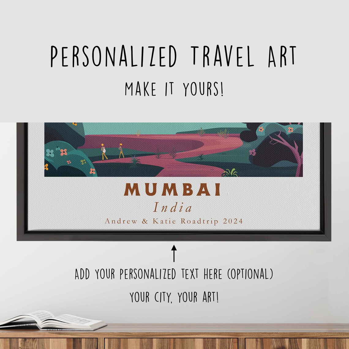 Mumbai India Gateway of India Harbor Boats Sunset Travel Poster - Image 4