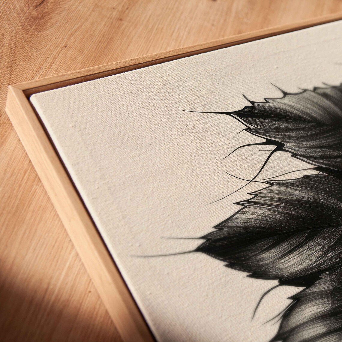Black Rose Bloom With Ink Drips And Smoke Swirls Dark Floral Wall Poster - Image 2