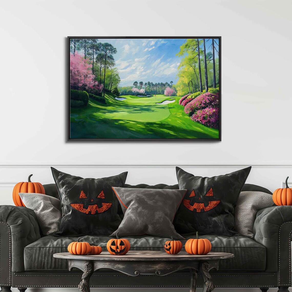 Augusta National Golf Course Green Art Print - Image 3