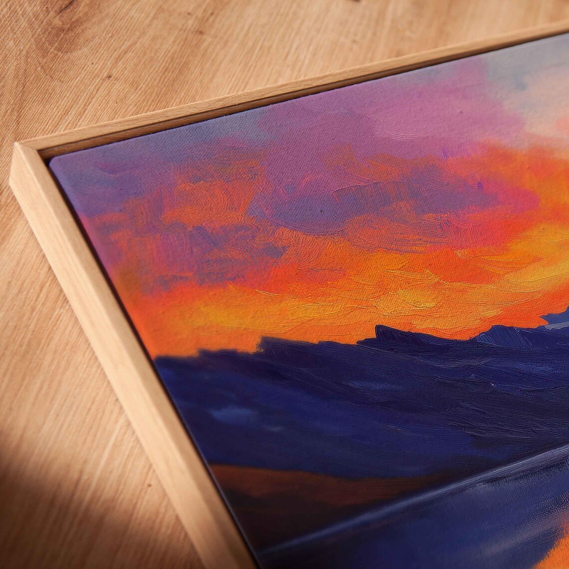 Matterhorn Sunset Scene Wall Art Print Majestic Mountain Vibrant Colors Serene Lake Reflection - Image 2