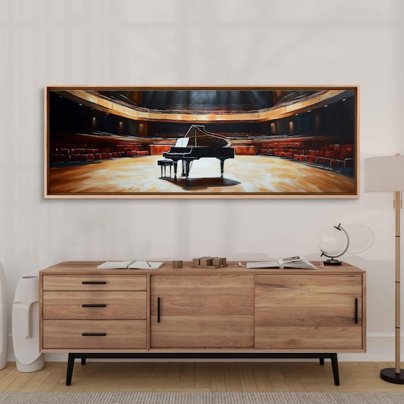 Piano in Empty Concert Hall, Anticipation Before Symphony