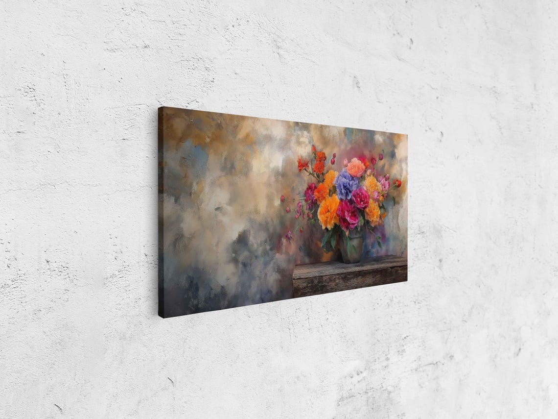 Vintage Still Life Flowers Art Print - Image 4