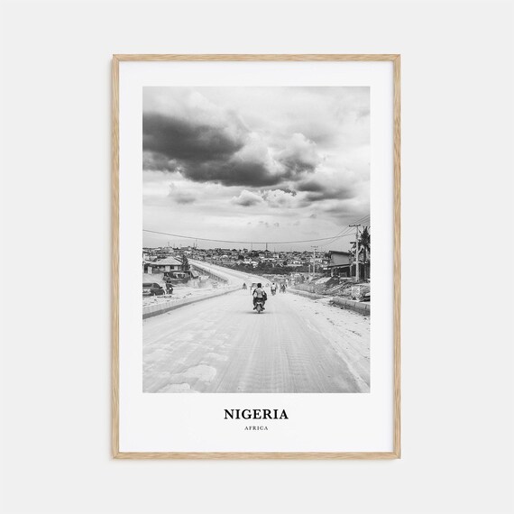 Nigeria Wall Art No 3 Nigeria Wall Decor Nigeria Poster Nigeria Home Decor Nigeria Travel Gift Nigeria Travel Print