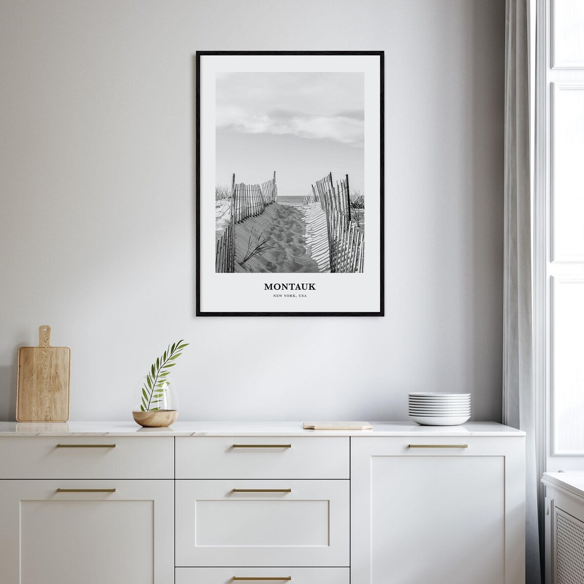 Montauk Wall Art No 2 Montauk Wall Decor Montauk Poster Montauk Home Decor Montauk Travel Gift Montauk Travel Print - Image 2