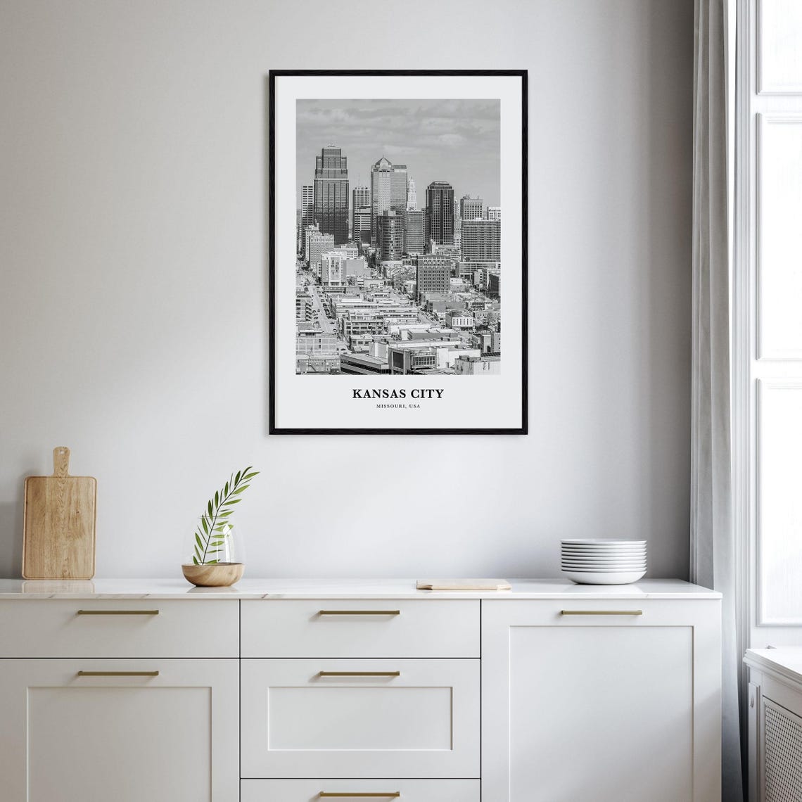Kansas City Wall Art No 2 Kansas City Wall Decor Kansas City Poster Kansas City Home Decor Kansas City Travel Gift Kansas City Travel - Image 2