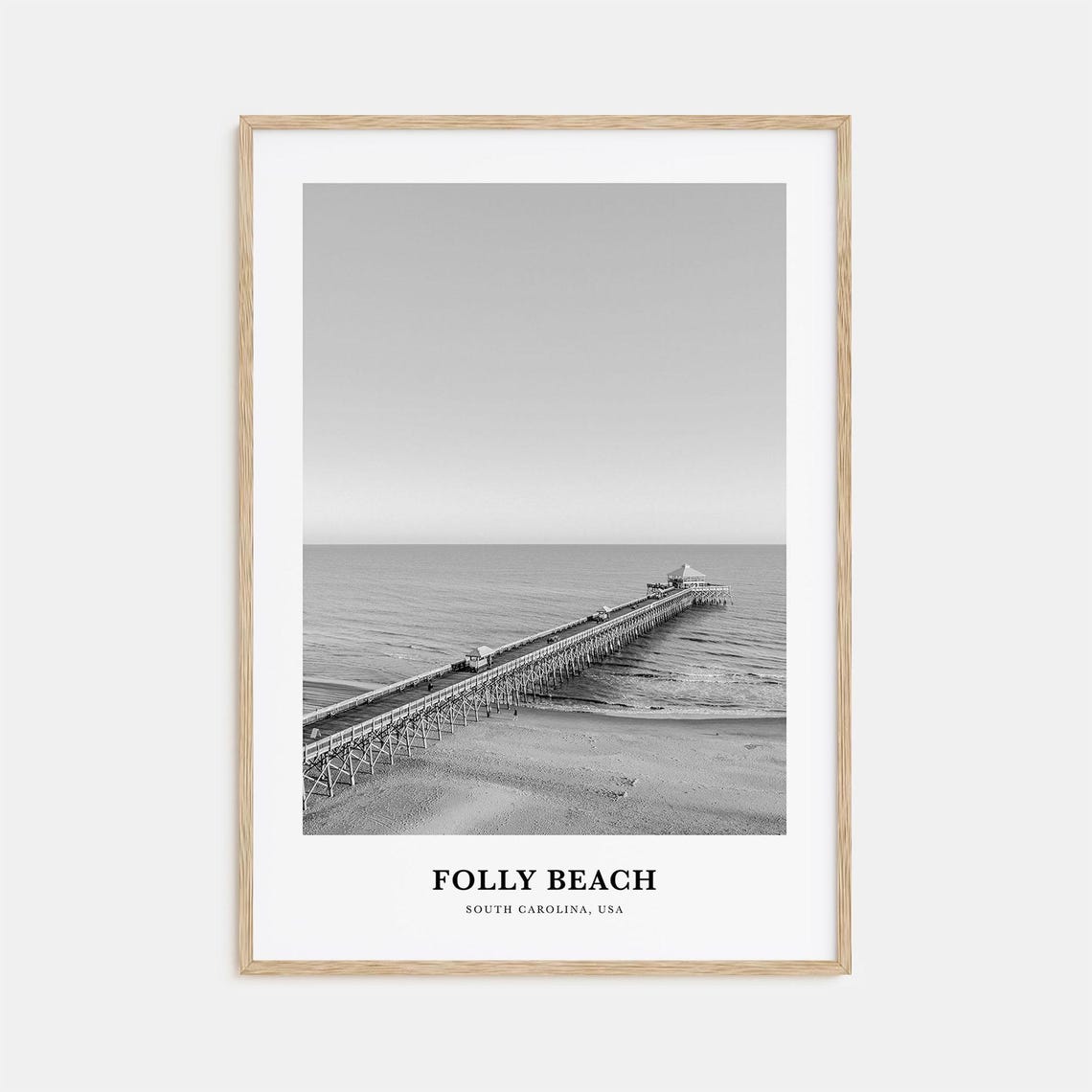 Folly Beach Wall Art Folly Beach Wall Decor Folly Beach Poster Folly Beach Home Decor Folly Beach Travel Gift Folly Beach Travel Print