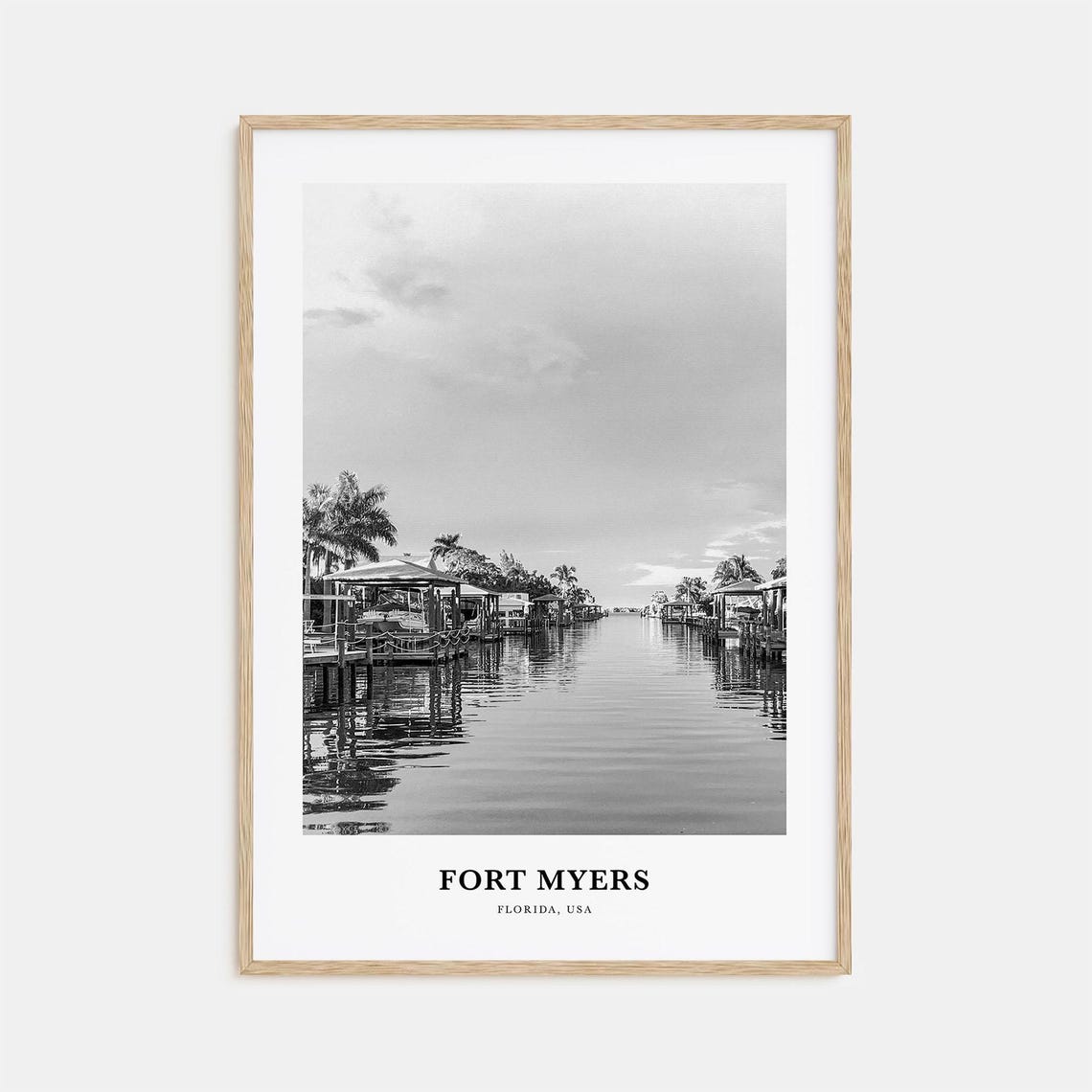 Fort Myers Wall Art Fort Myers Wall Decor Fort Myers Poster Fort Myers Home Decor Fort Myers Travel Gift Fort Myers Travel Print