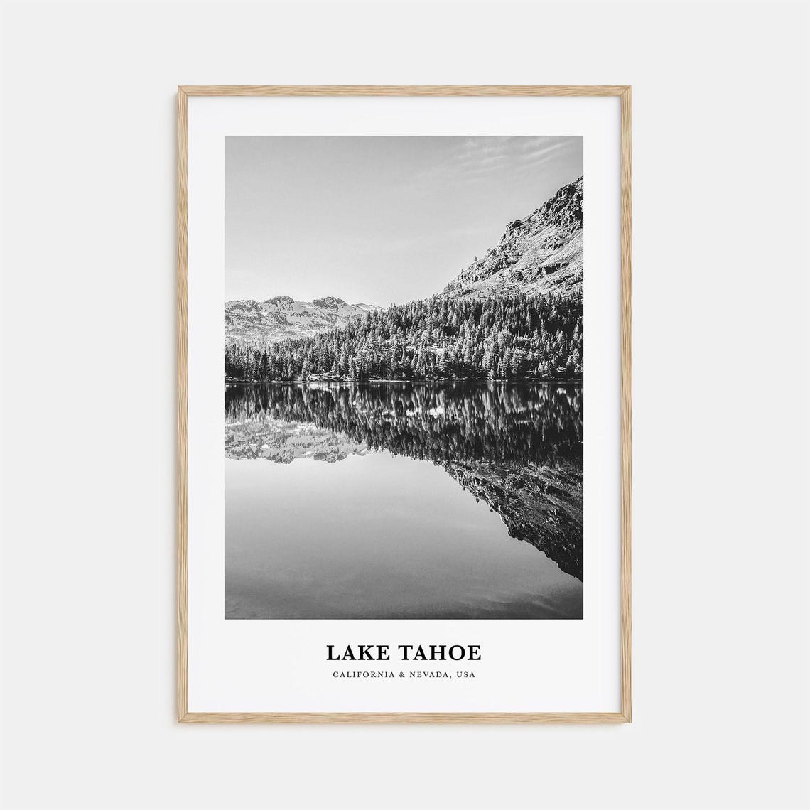 Lake Tahoe Wall Art No 2 Lake Tahoe Wall Decor Lake Tahoe Poster Lake Tahoe Home Decor Lake Tahoe Travel Gift Lake Tahoe Travel Print