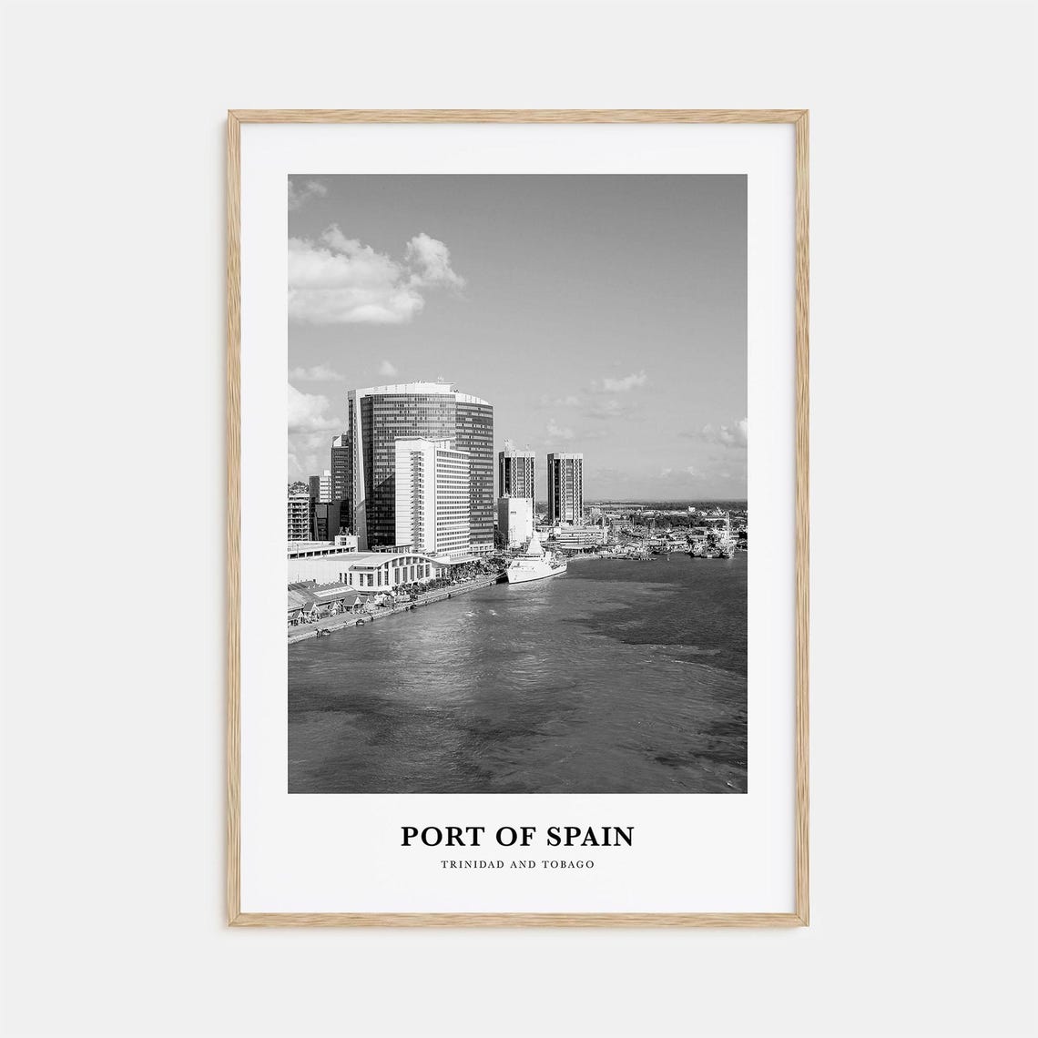 Port Of Spain Wall Art Port Of Spain Wall Decor Port Of Spain Poster Port Of Spain Home Decor Port Of Spain Travel Gift Travel Print