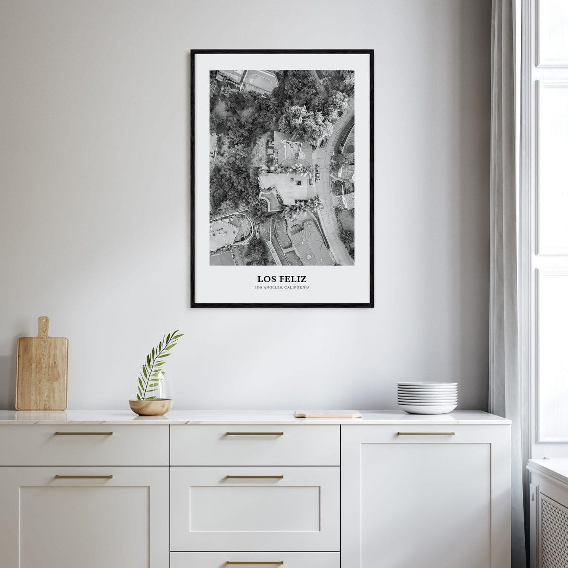 Los Feliz Wall Art Los Feliz Wall Decor Los Feliz Poster Los Feliz Home Decor Los Feliz Travel Gift Los Feliz Travel Print - Image 2