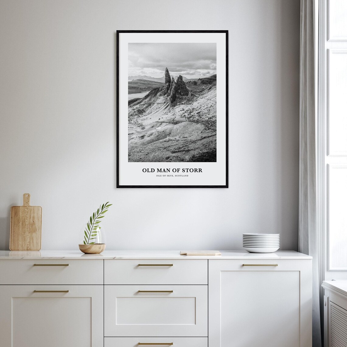 Old Man of Storr Isle of Skye Scotland Rock Pinnacles Photo Poster - Image 2