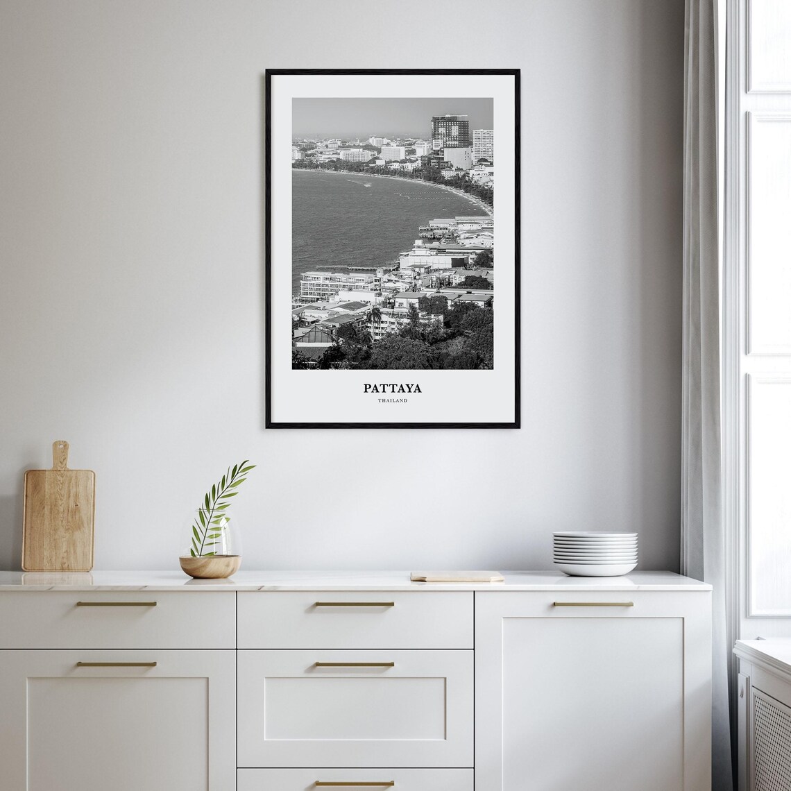 Pattaya Wall Art Pattaya Wall Decor Pattaya Poster Pattaya Home Decor Pattaya Travel Gift Pattaya Travel Print - Image 2