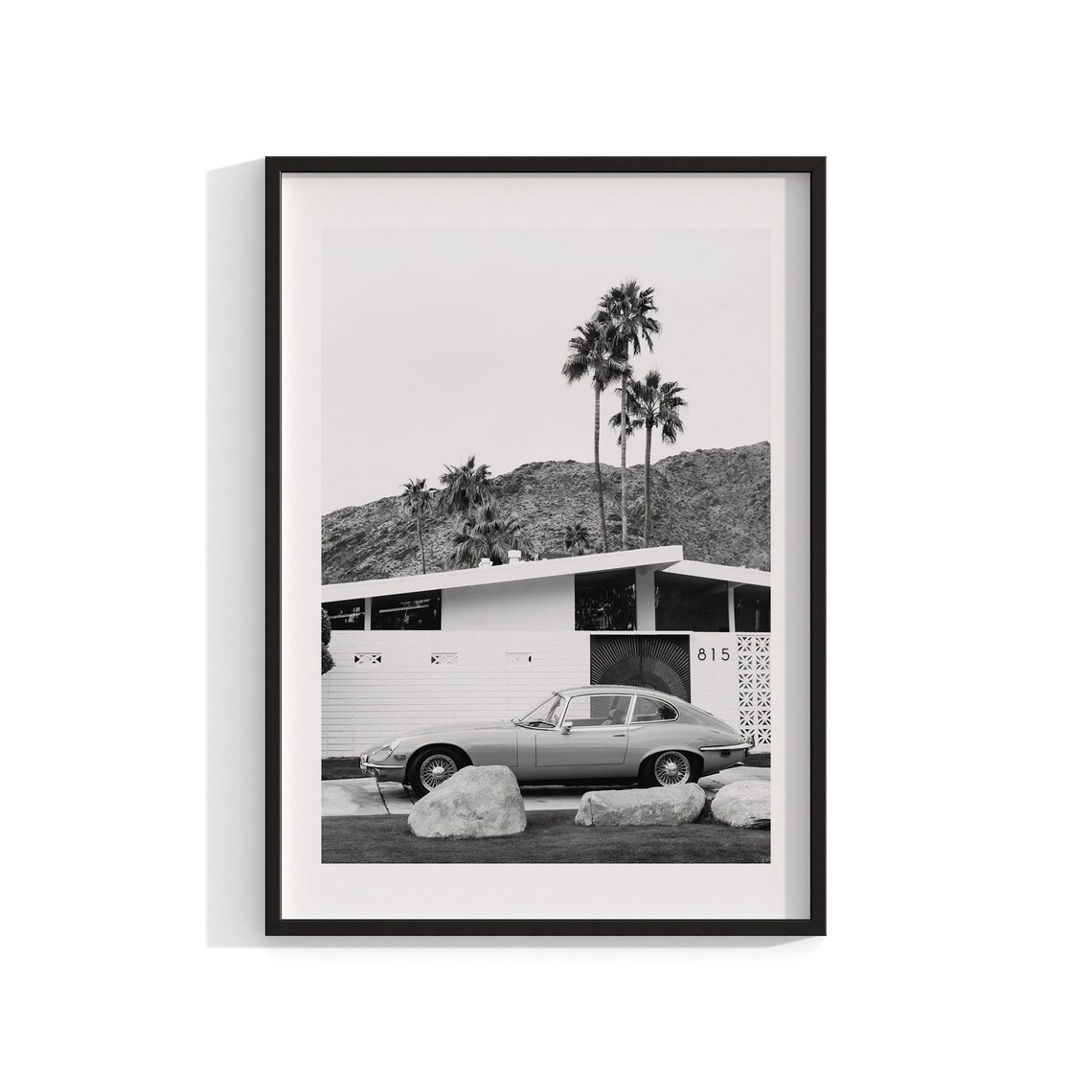 Vintage Car Photography, Palm Springs Art Print