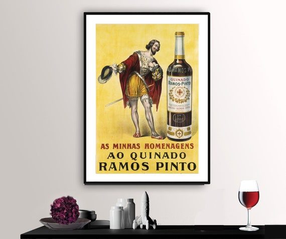 Porto Ramos Pinto Vintage Fooddrink Poster Poster Paper Or Print Gift Idea