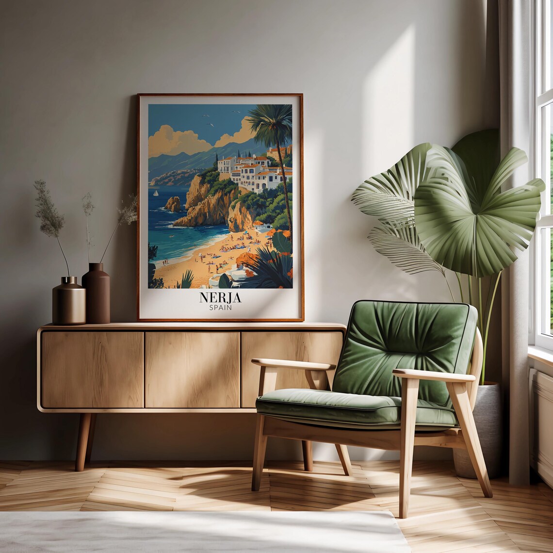 Nerja Spain Travel Poster, Home Decoration - Image 3