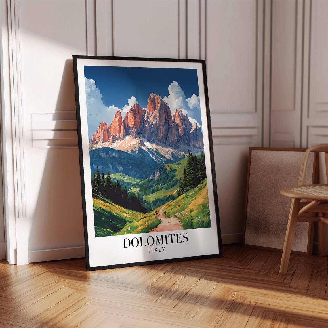 Dolomites Italy Travel Poster, Home Decoration - Image 2