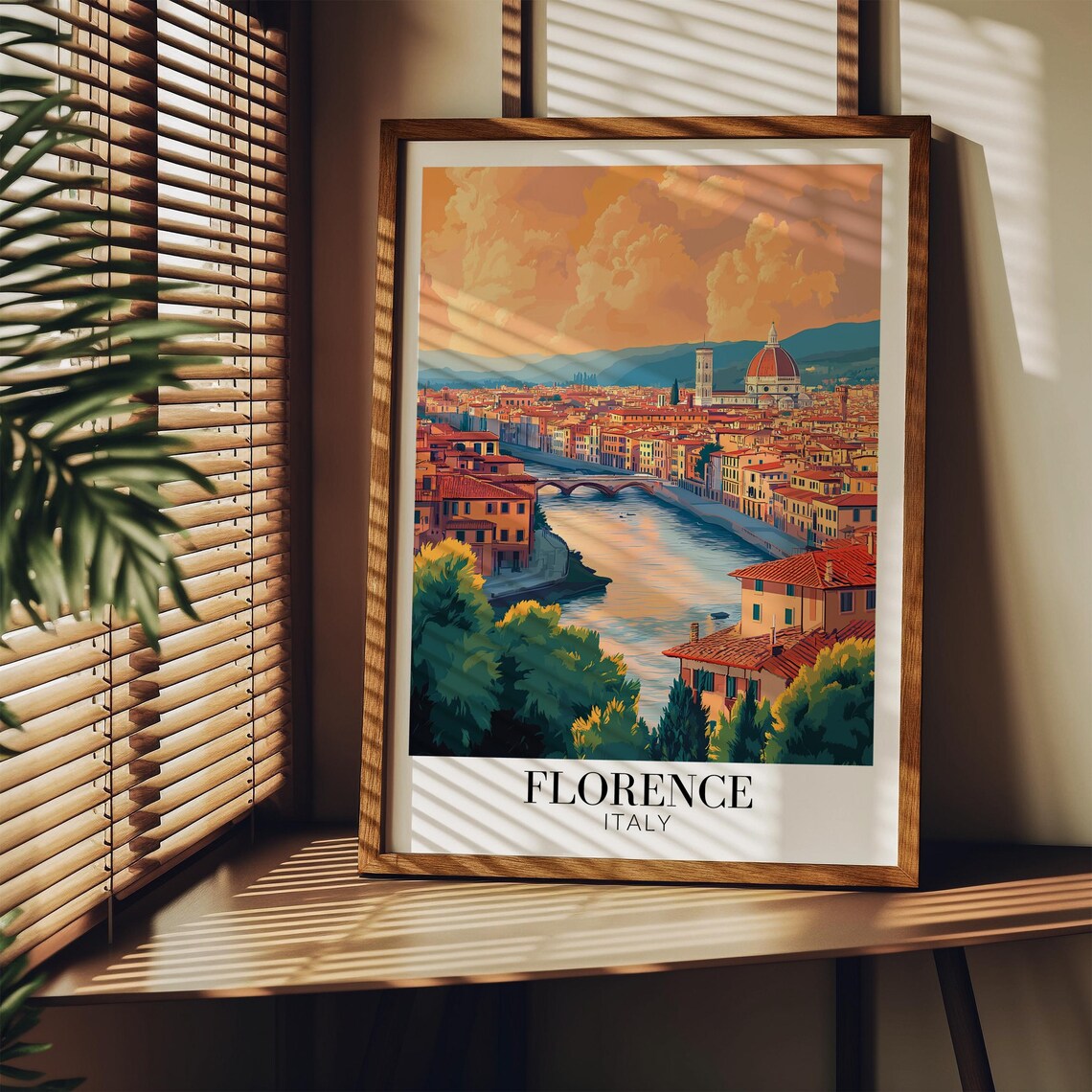 Florence Travel Poster, Italy Wall Art Print - Image 2