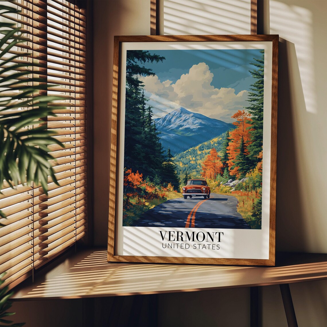 Vermont USA Travel Poster, Home Decoration - Image 3