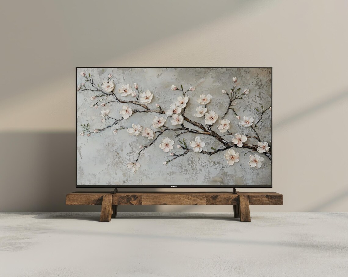Vintage Spring Cherry Blossom Botanical Art Print - Image 3