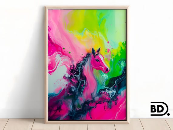 Matisse Inspired Abstract Painting, Surreal Nature Art