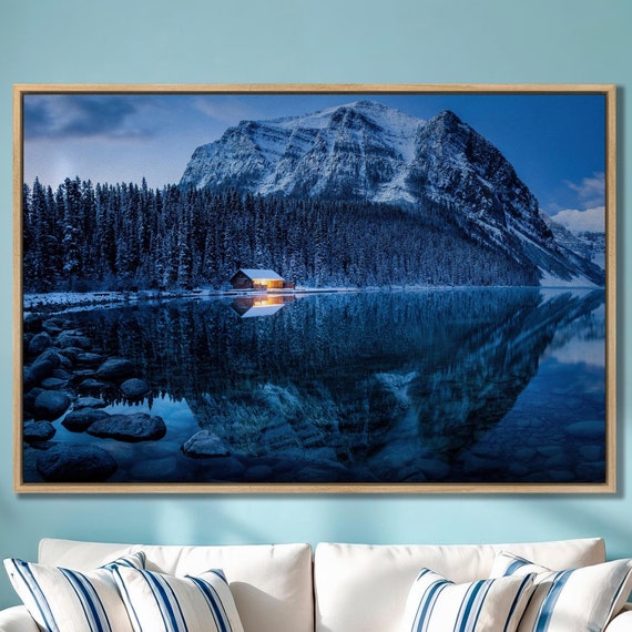 Lake Louise Prints On Rocky Mountain Wall Art Lake Louise Canada Print Living Room Wall Mountain Art Canadian Nature Prints