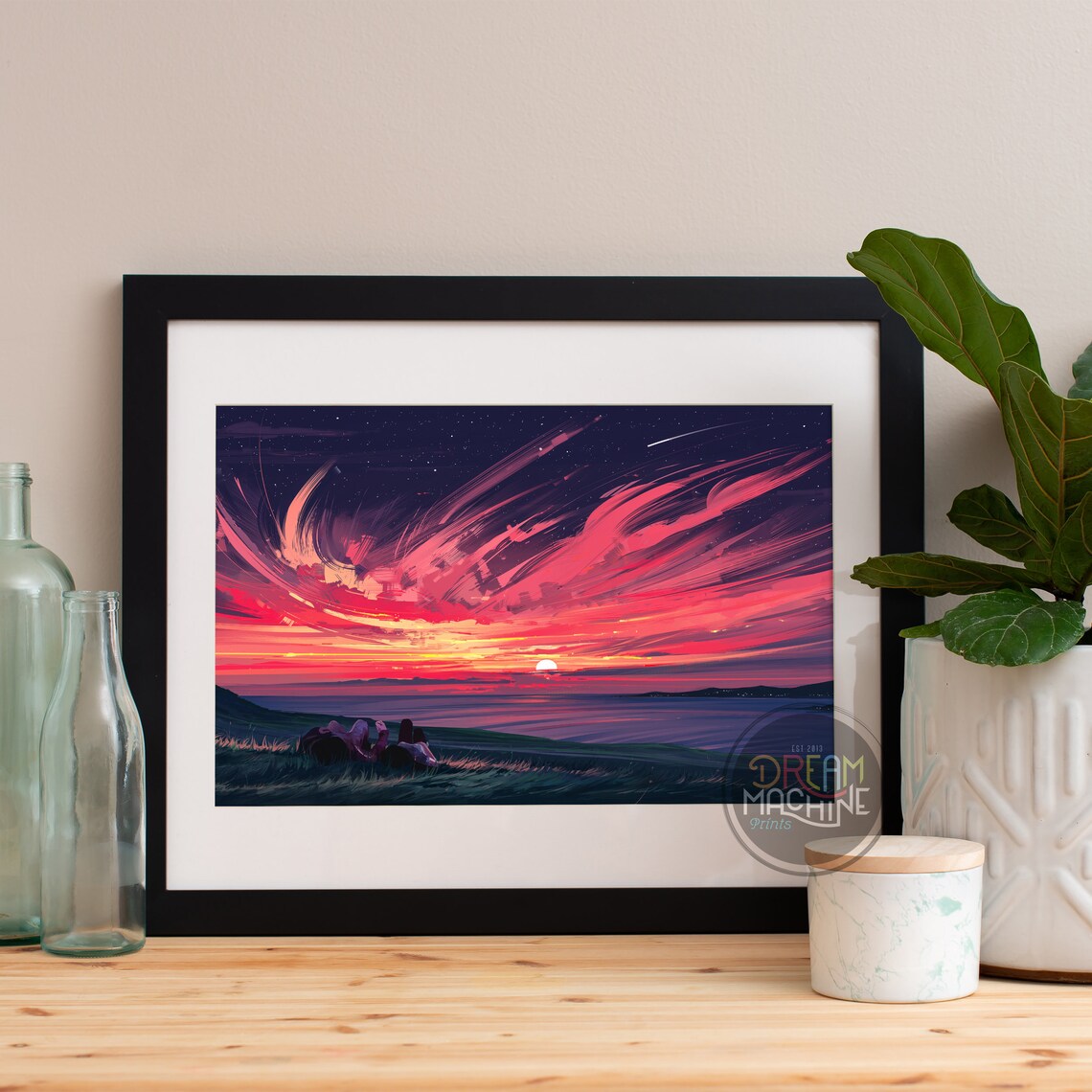 Maui Skyline, Hawaii Beach Travel Poster
