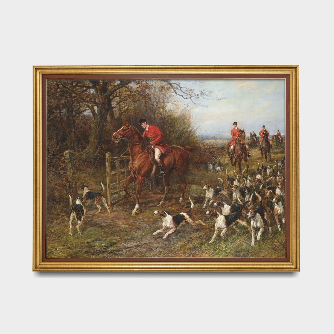 Vintage Equestrian Horse Art Print, Farmhouse Decor - Image 5