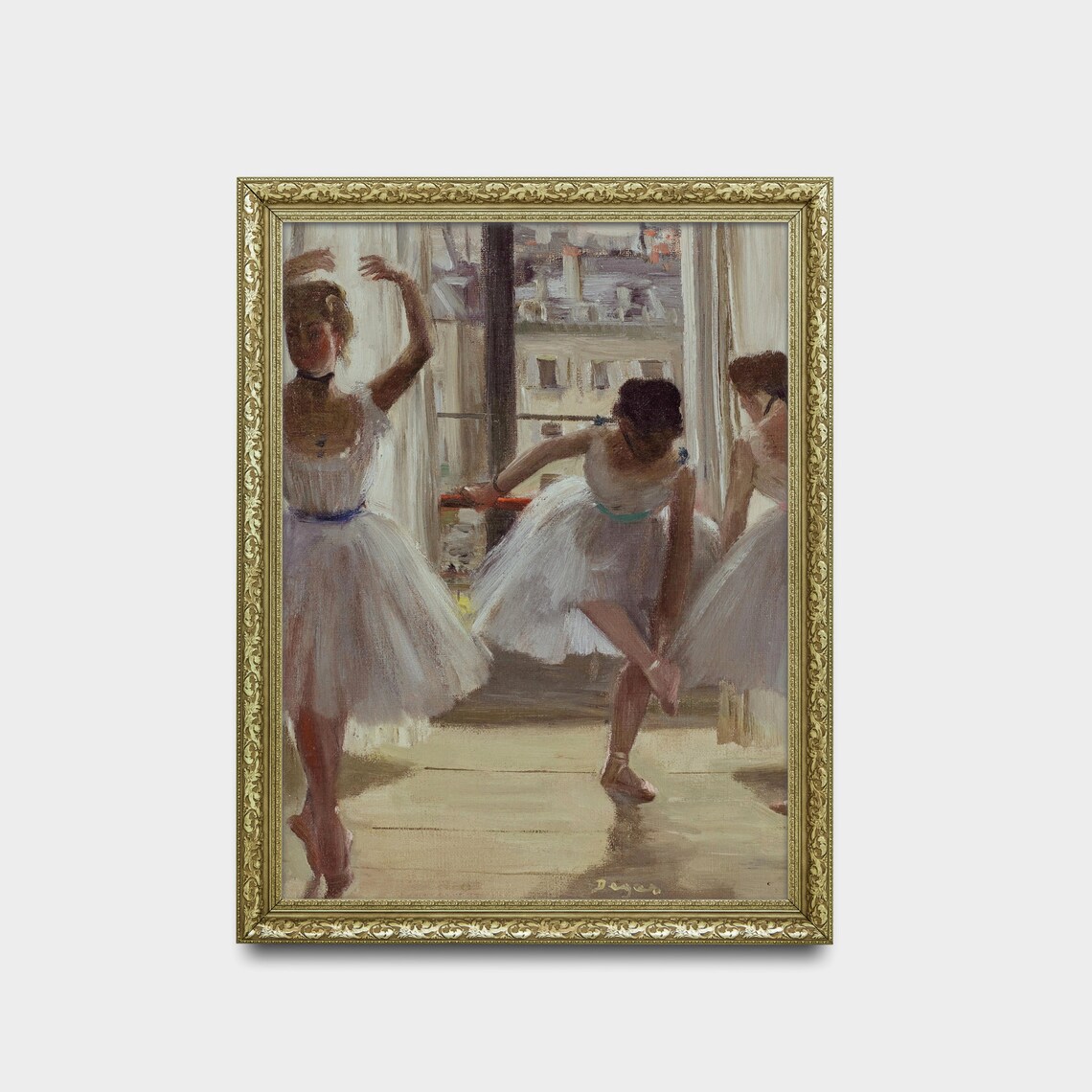 Vintage Ballet Dance Print, Three Dancers Portrait - Image 2