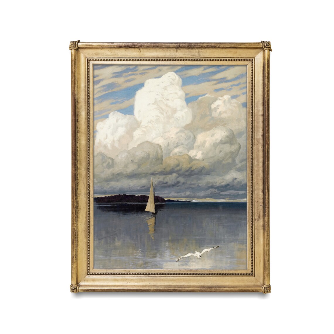 Vintage Seascape Antique Coastal Decor Poster - Image 2