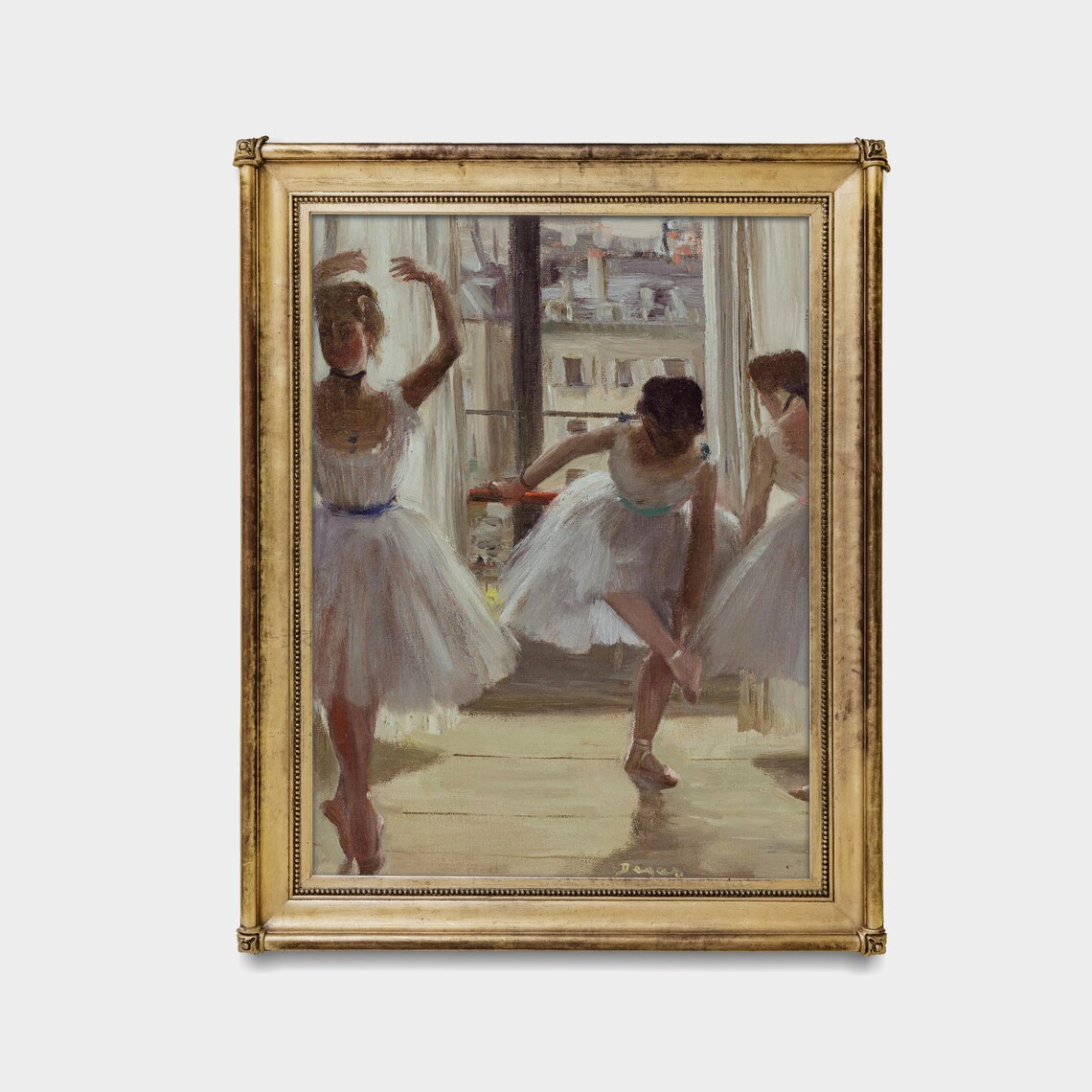 Vintage Ballet Dance Print, Three Dancers Portrait - Image 4