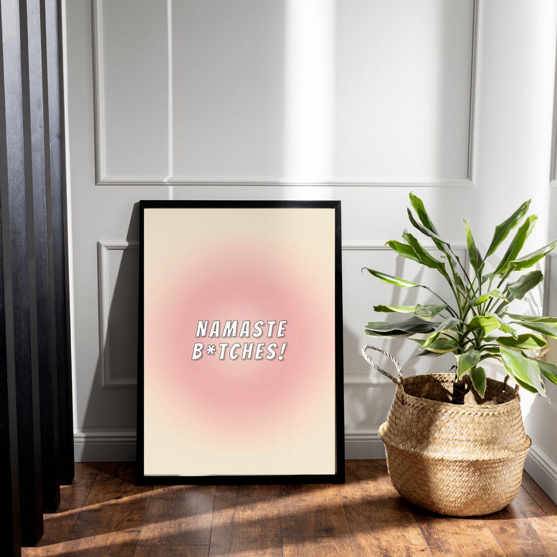 Namaste Art Print Positive Affirmation Print Positive Quote Print Spiritual Wall Art Positive Aura Energy Art Yoga Art - Image 2