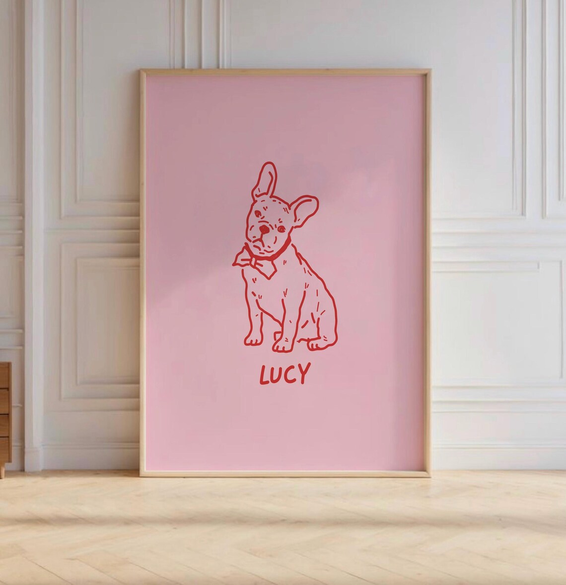 Custom Dog Portrait, Funny Pet Illustration Print - Image 2