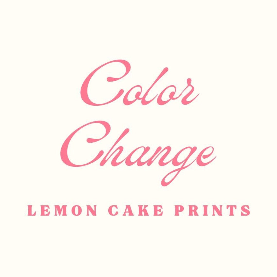 Color Change Art Print