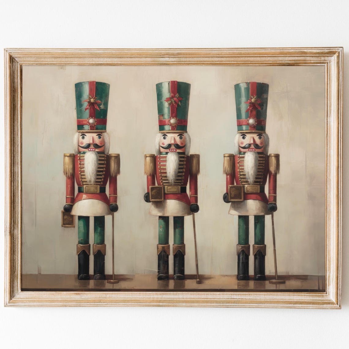 Minimalist Nutcracker Print Nutcracker Poster Christmas Decor Aesthetic Christmas Wall Art Cute Nutcracker Poster Minimalist Art Print