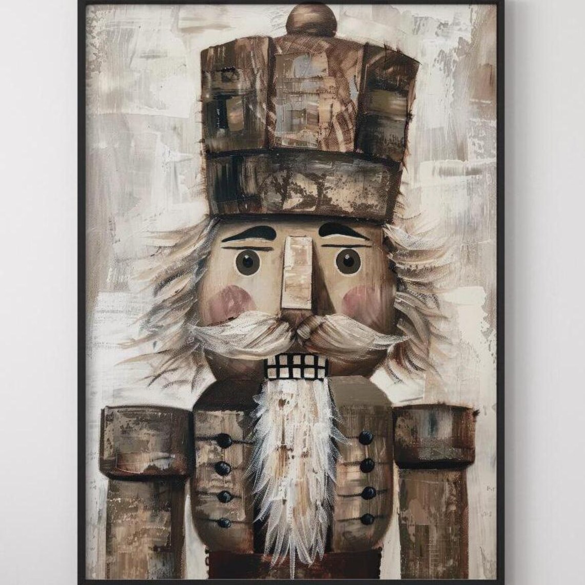 Christmas Nutcracker Vintage Holiday Wall Art Print - Image 3