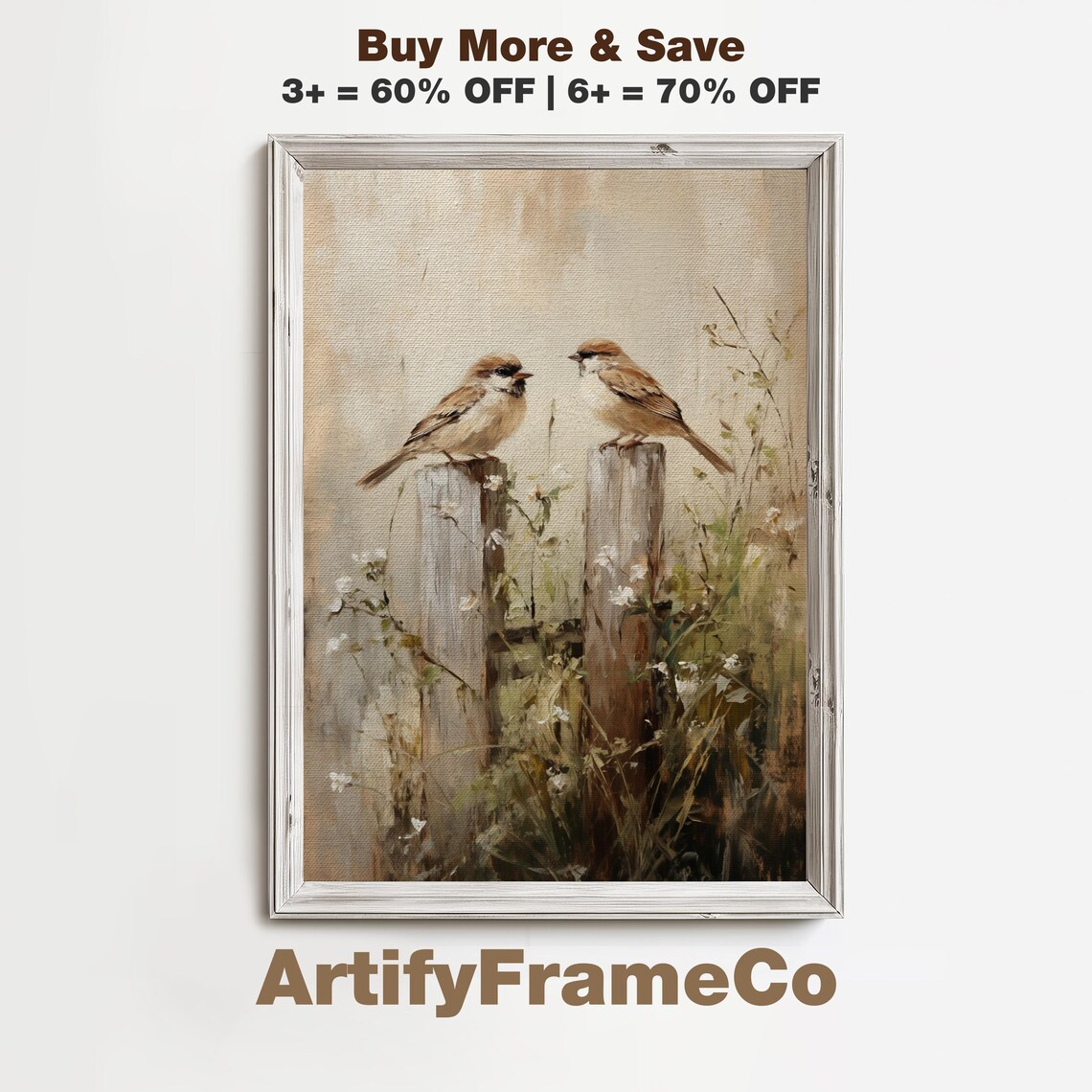 Azure Kingfisher On Willow, Vintage Bird Art Print