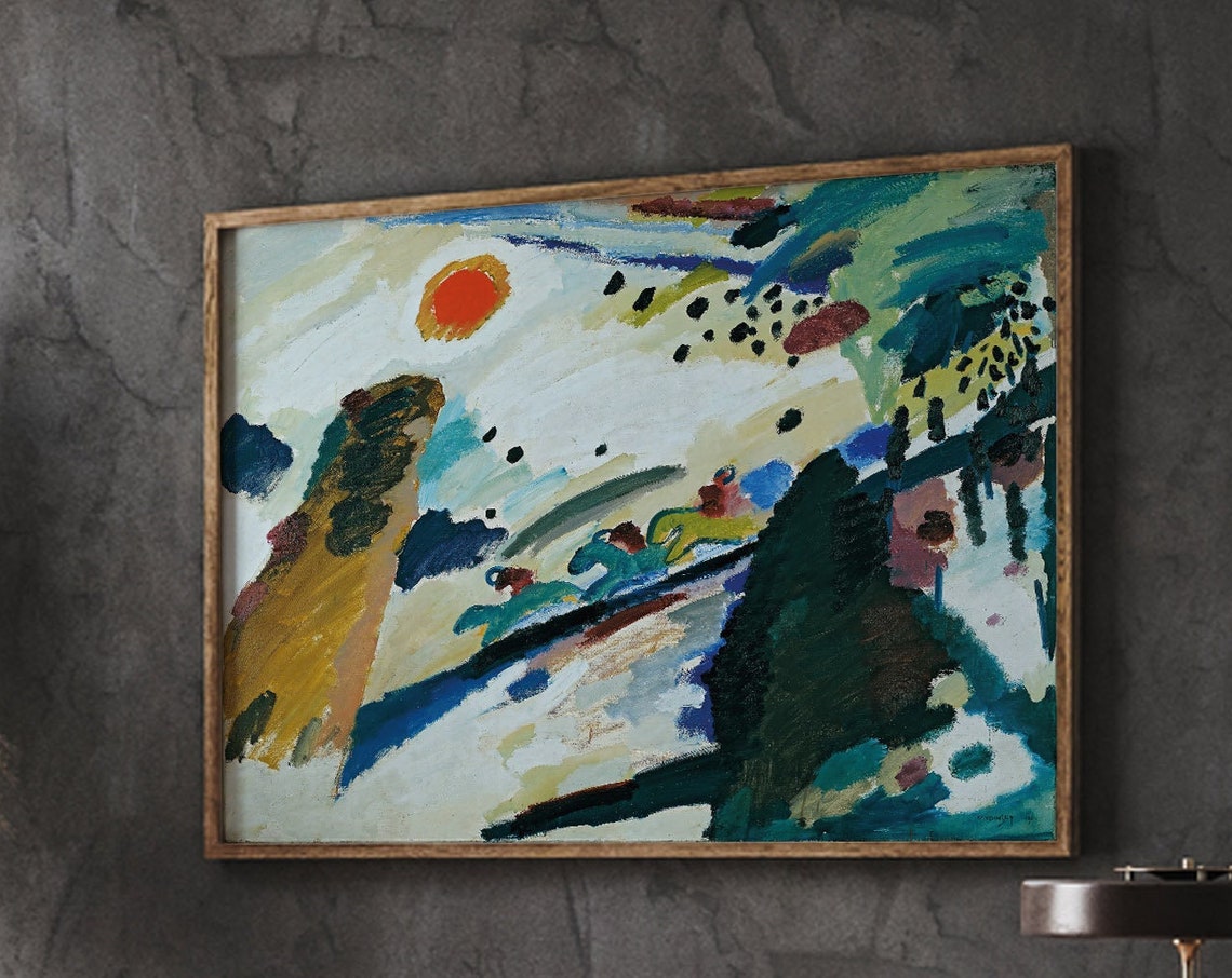 Wassily Kandinsky Poster Composition 7 1913 Premium Posters Art Print Museum Of Modern