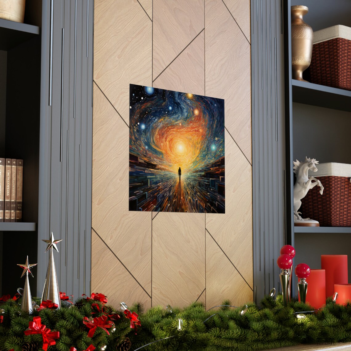Post Impressionism Interstellar Time Travel Poster - Image 3