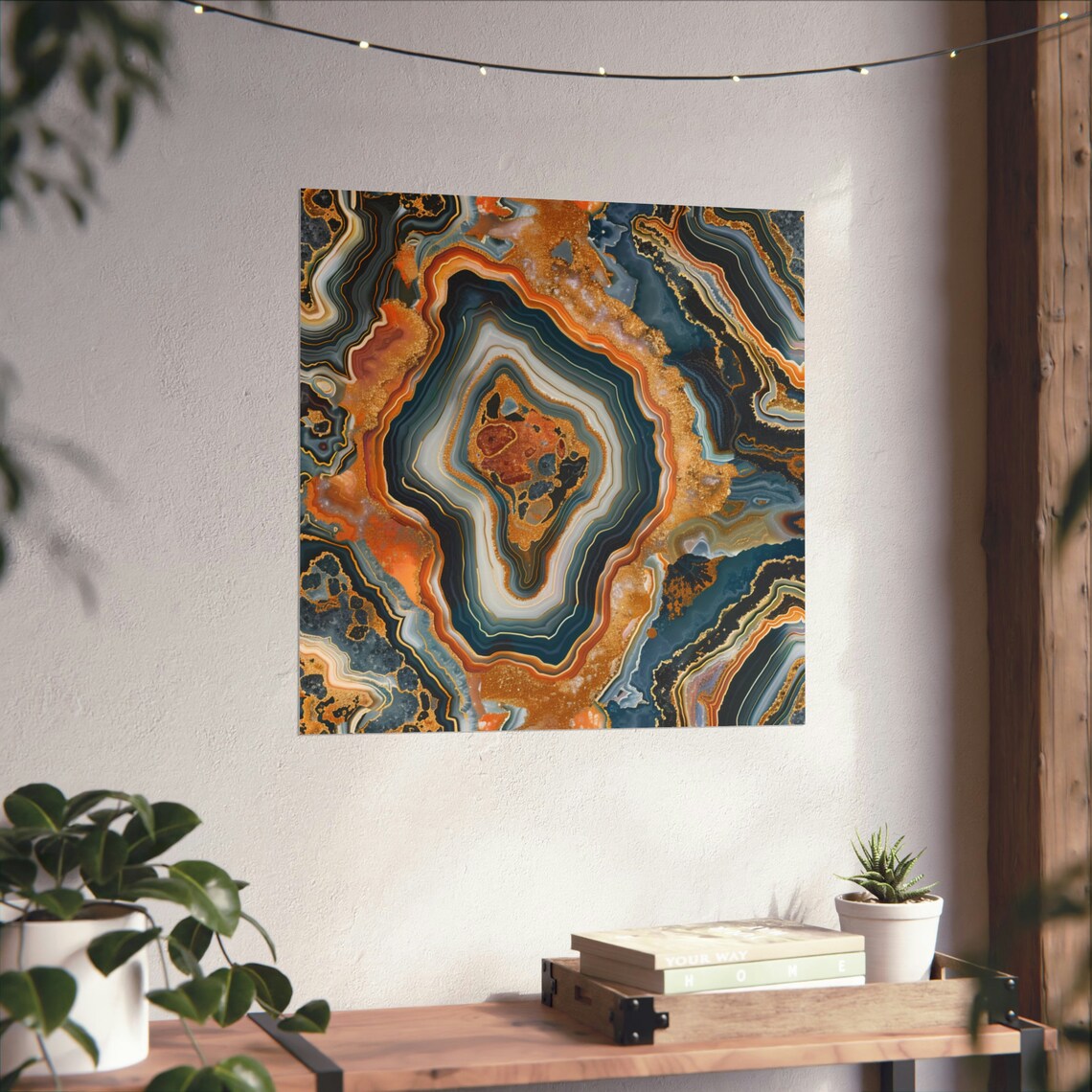 Inside An Agate, Rock Collectors Wall Art Print