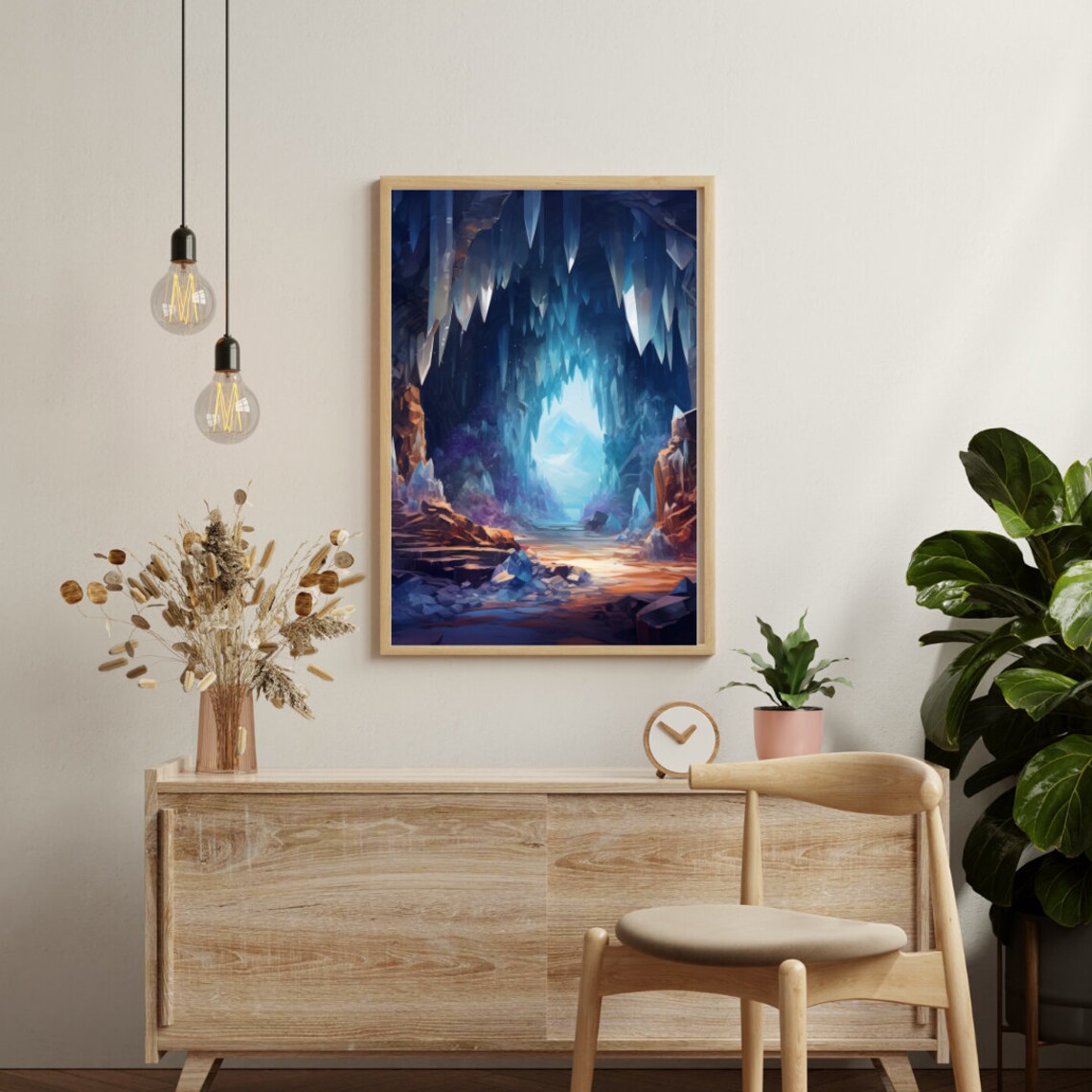 Geode Cave Stalagmites And Stalactites Art Print - Image 4