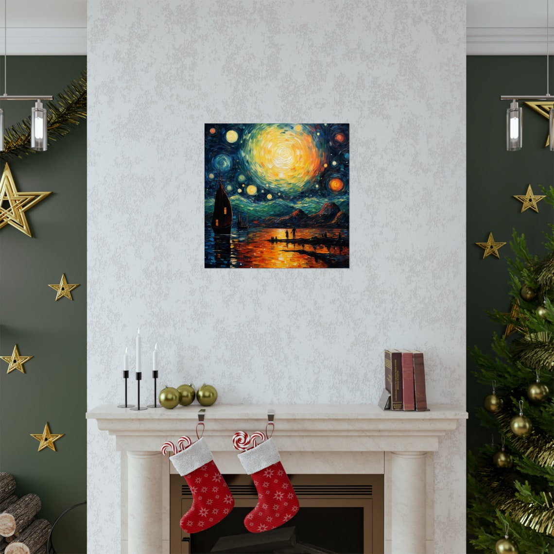 Family Night On The Island, Post-Impressionism Poster - Image 2