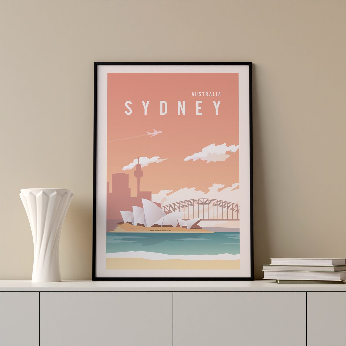 Sydney Australia Travel Poster, Gallery Wall Art - Image 3