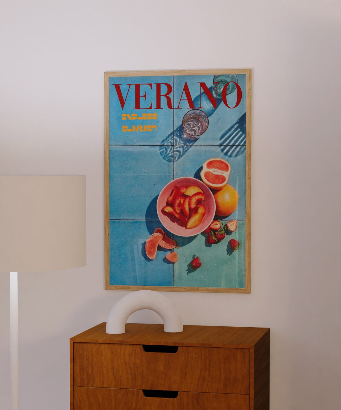 Verano 70s Retro Poster, Psychedelic Kitchen Print - Image 2